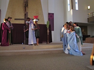 Youth Group’s presentation of the Stations of the Cross
