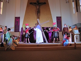 Youth Group’s presentation of the Stations of the Cross