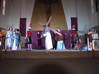 Youth Group’s presentation of the Stations of the Cross